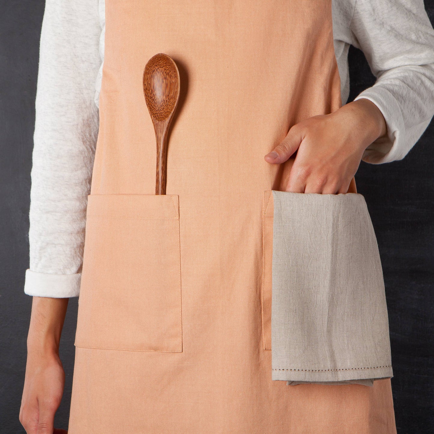 Stonewashed Apron- Nectar