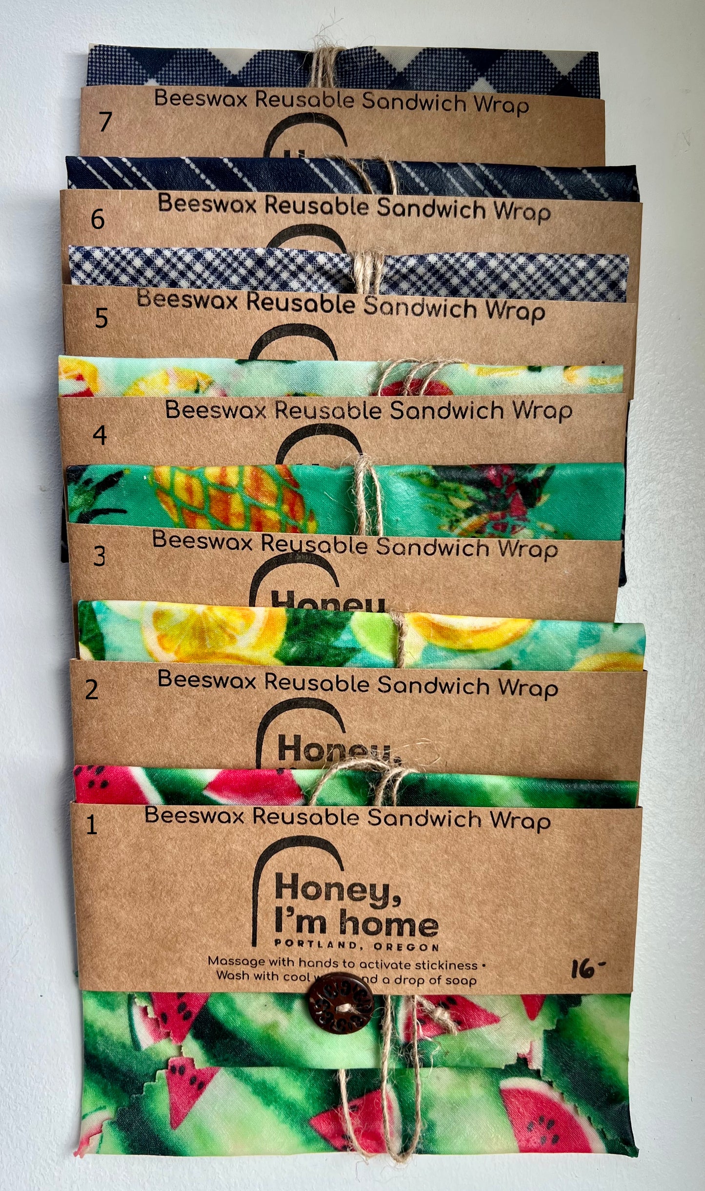 Beeswax Reusable Sandwich Wrap