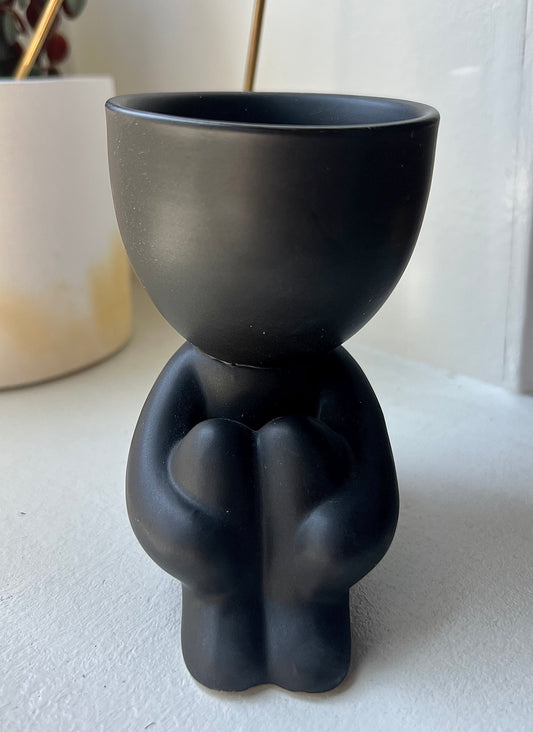 Pot Head Planter- Hugging