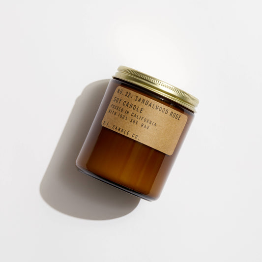 P.F. Candle Co. Sandalwood Rose - 7.2 oz Standard Soy Candle