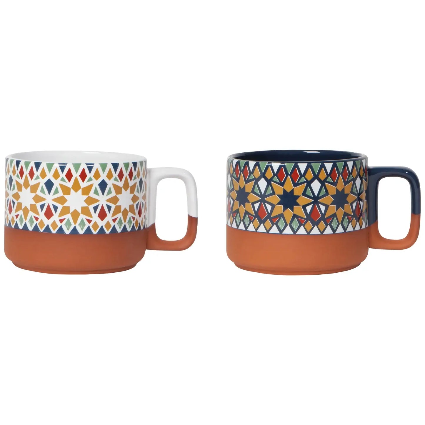 Kaleidoscope Terracotta Mug