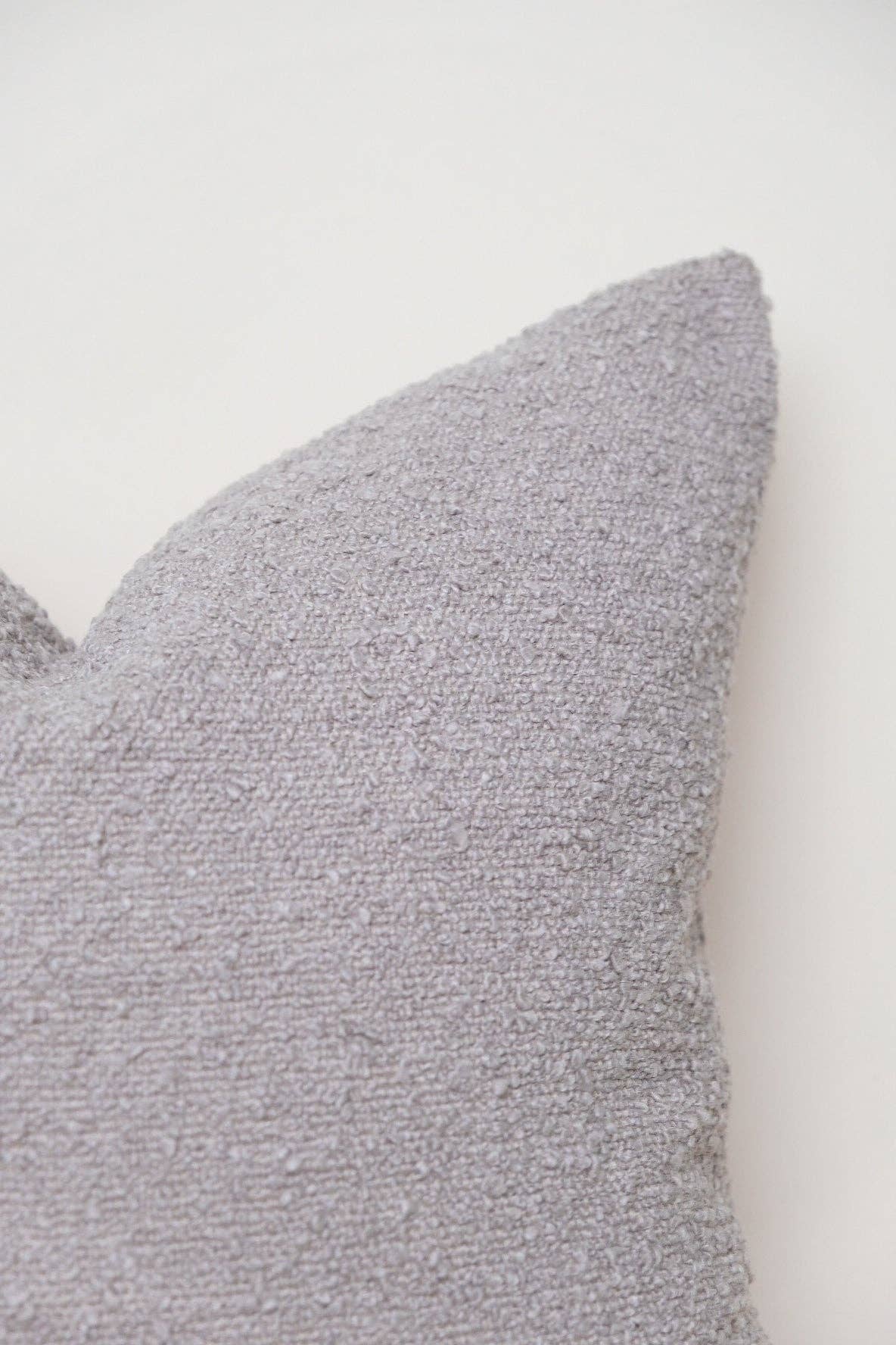 Boucle Pillow- Greige: 20 x 20