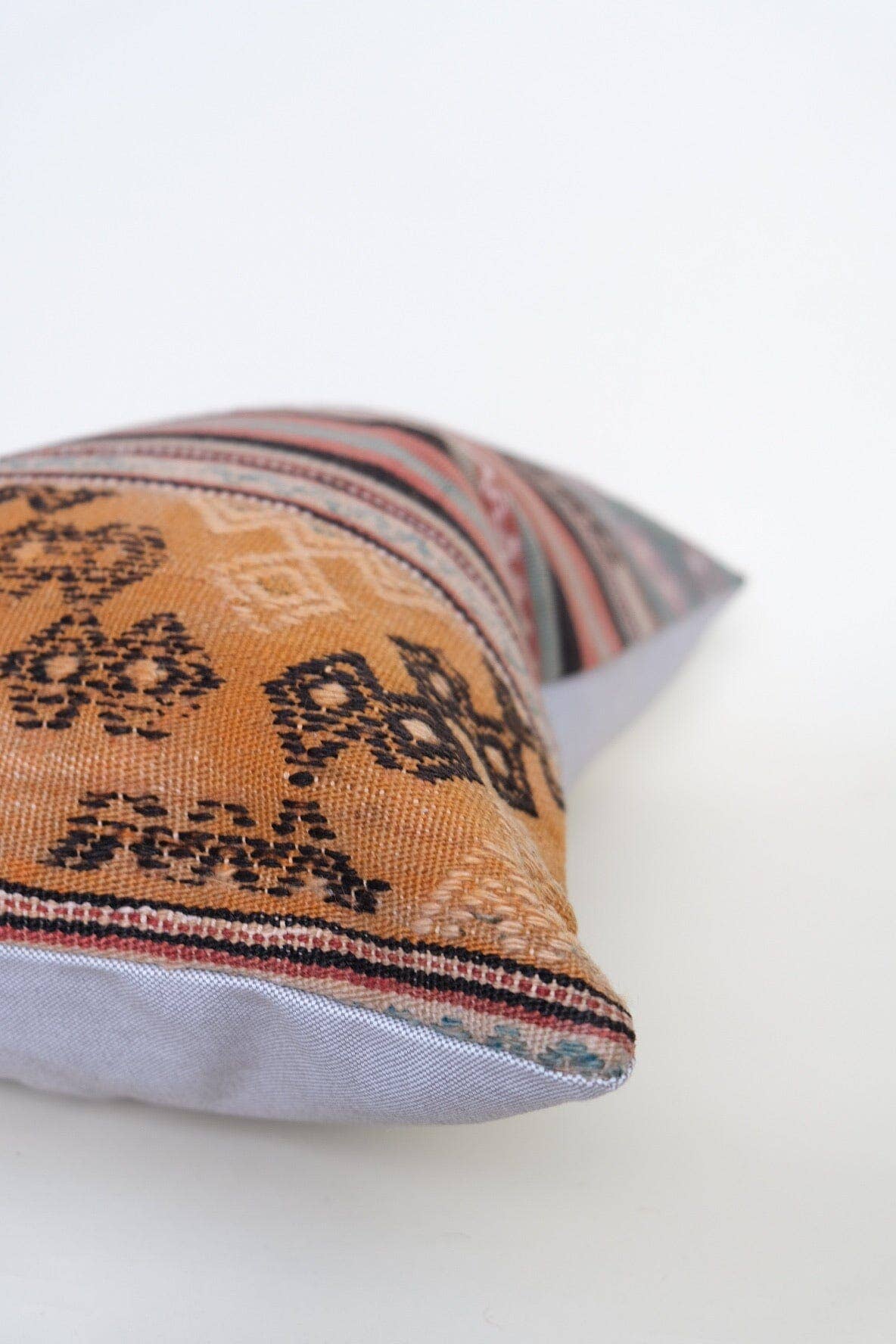 Vintage Rug turned Lumbar Pillow: 16 x 24