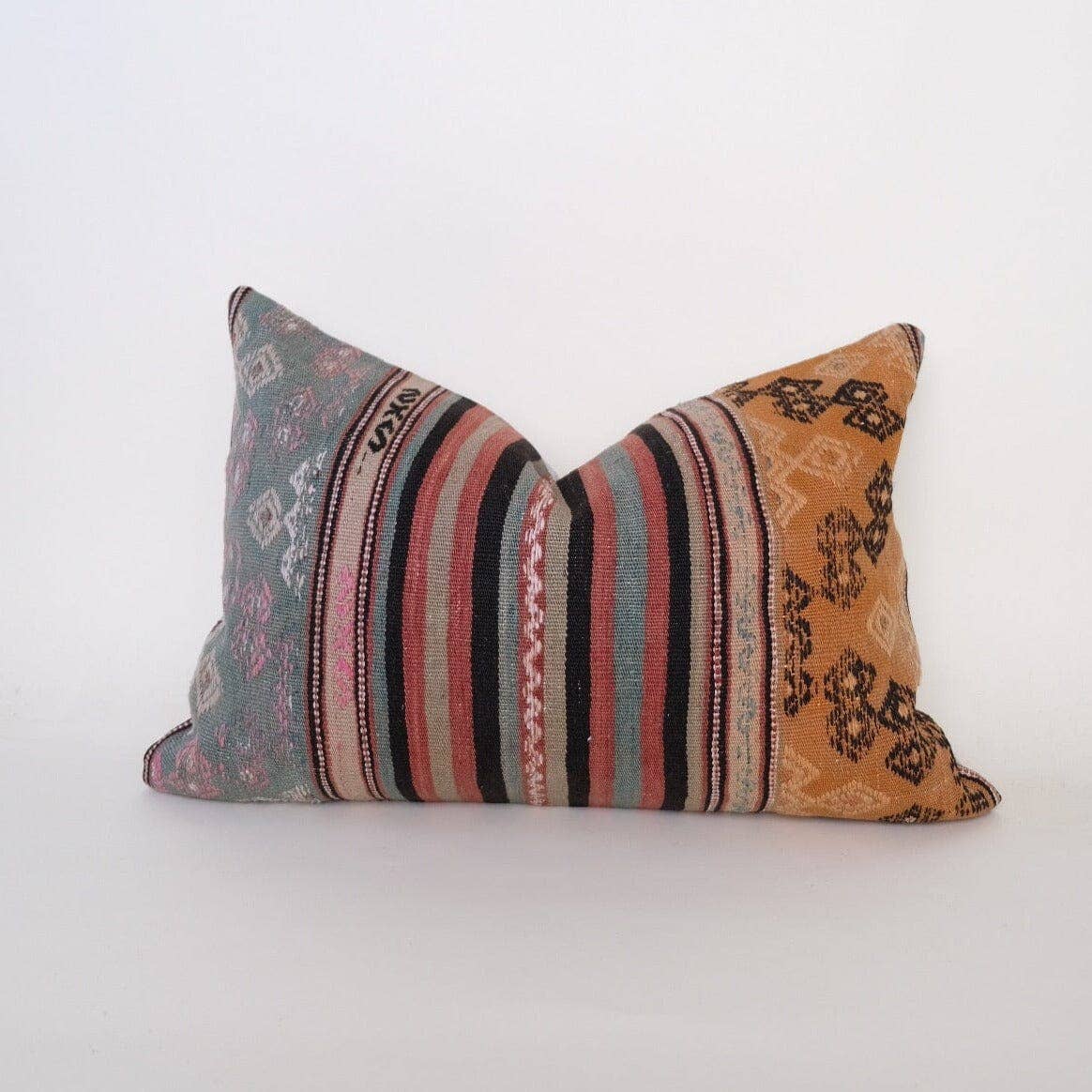 Vintage Rug turned Lumbar Pillow: 16 x 24