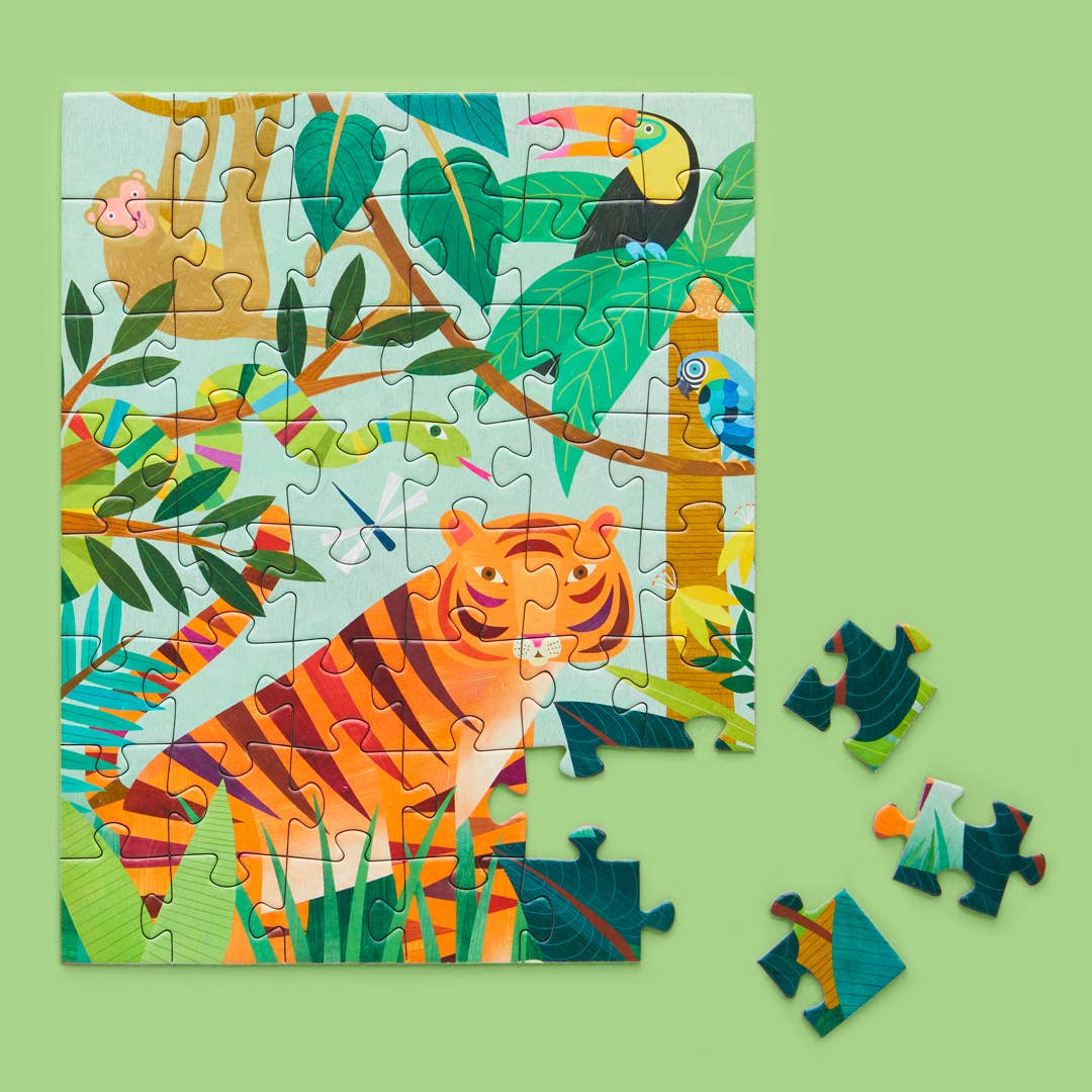 In the Jungle | 48 Piece Kids Puzzle Snax