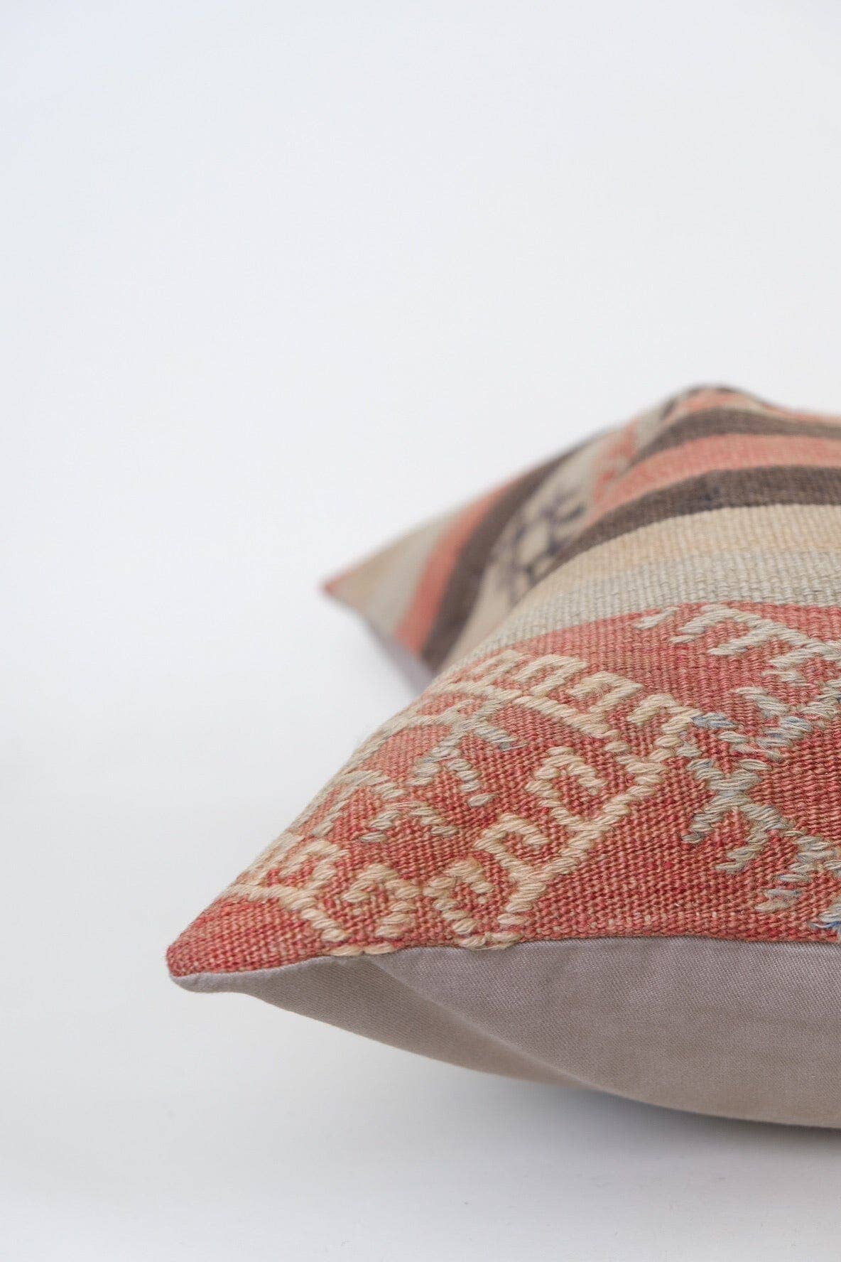 Vintage Rug turned Lumbar Pillow: 16 x 24