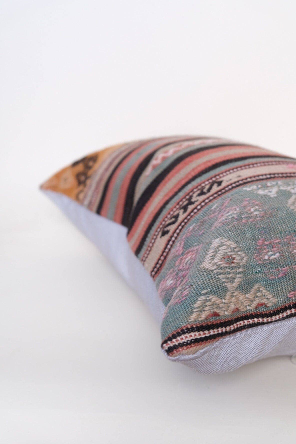 Vintage Rug turned Lumbar Pillow: 16 x 24