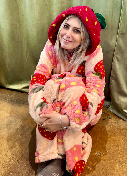 Strawberry Bathrobe