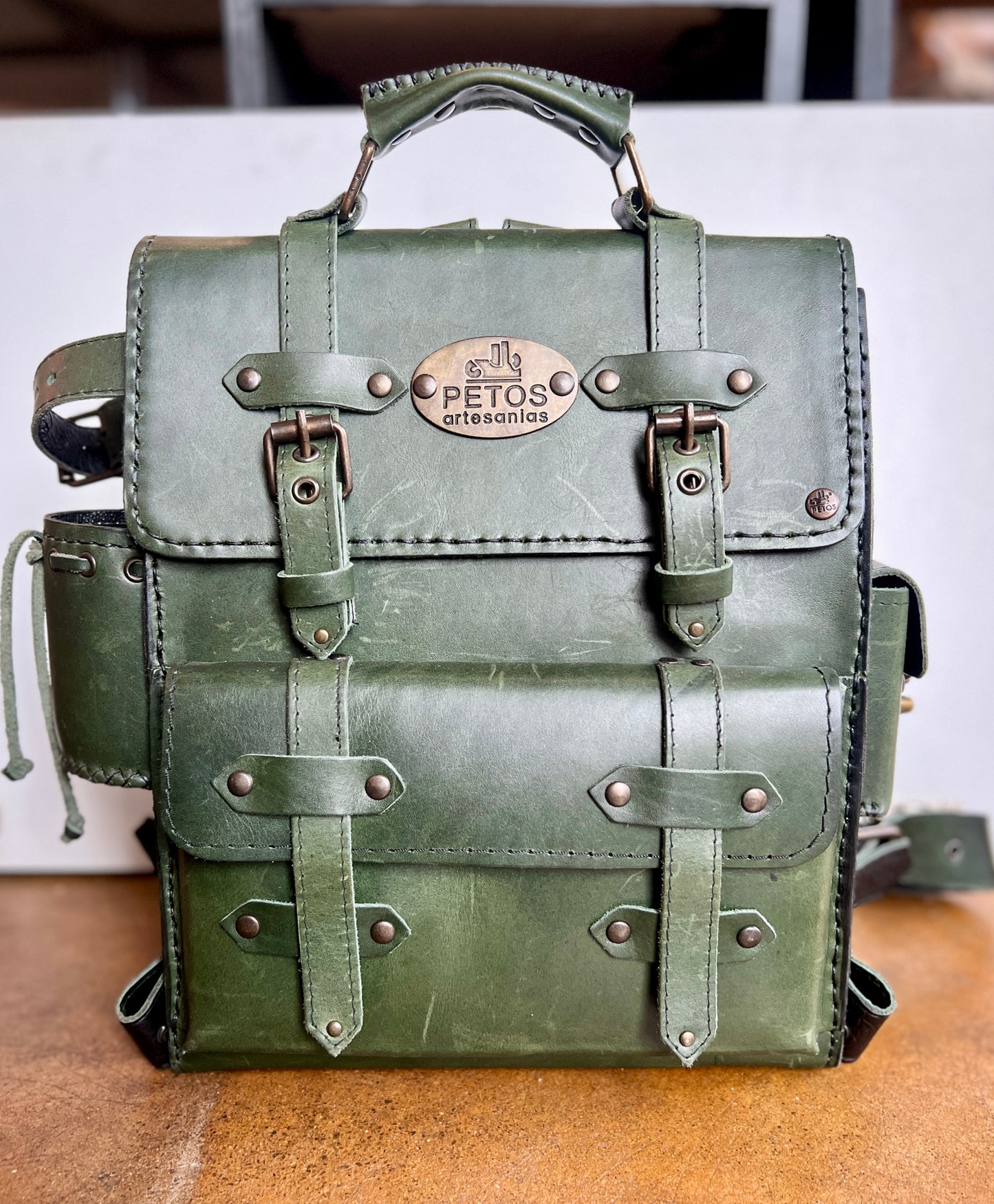 Artisanal Leather Backpack