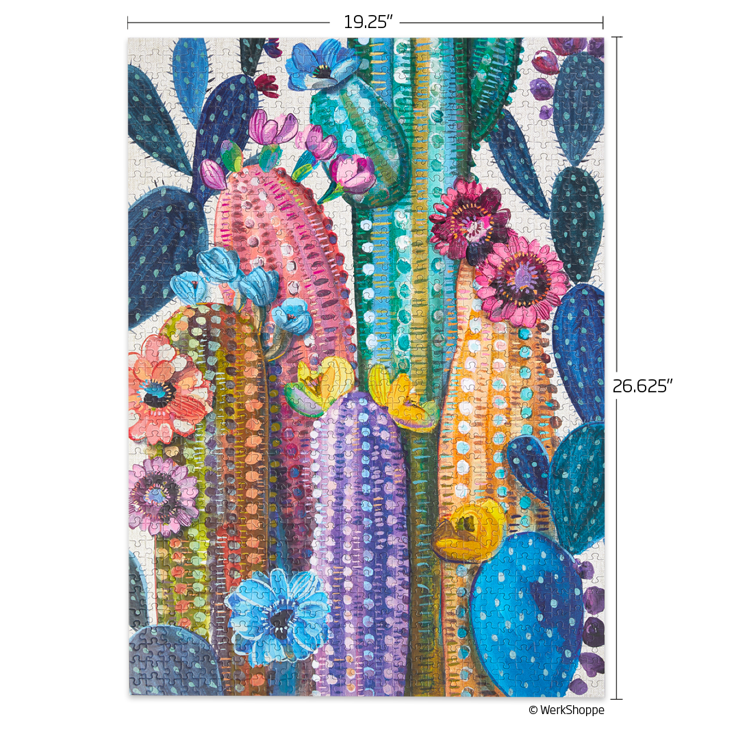 Desert Bloom Cactus Flower | 1000 Piece Puzzle