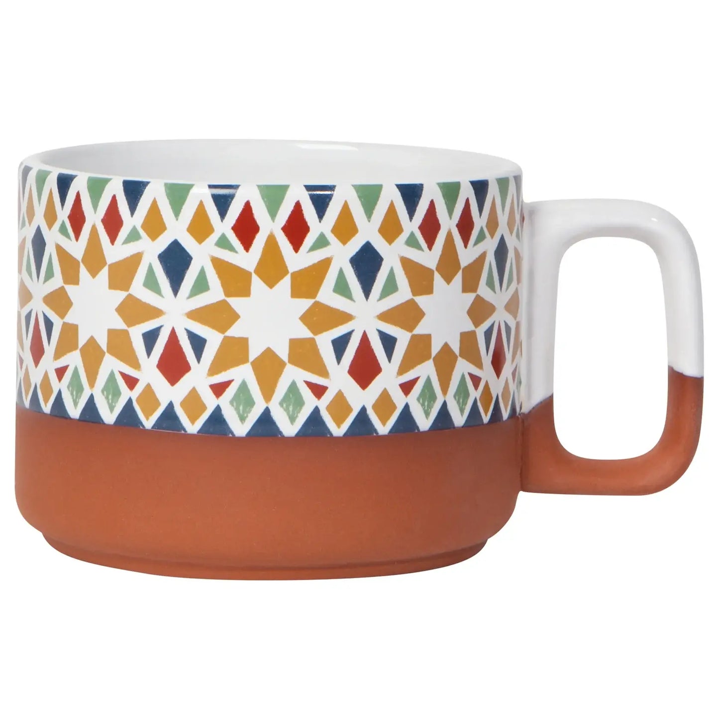 Kaleidoscope Terracotta Mug