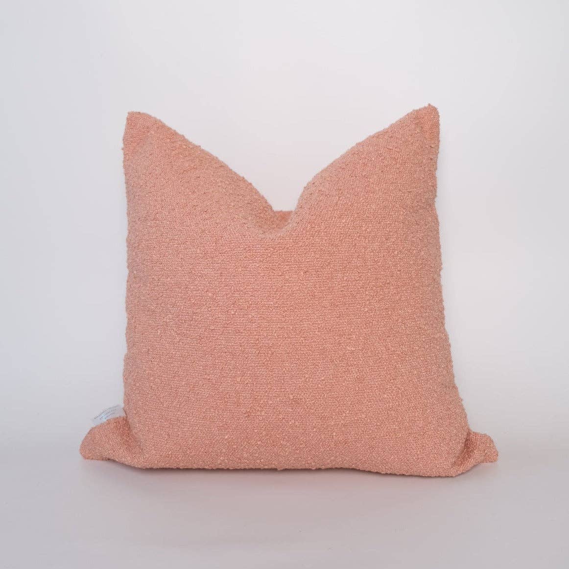 Boucle Pillow: Rose: 20" x 20"