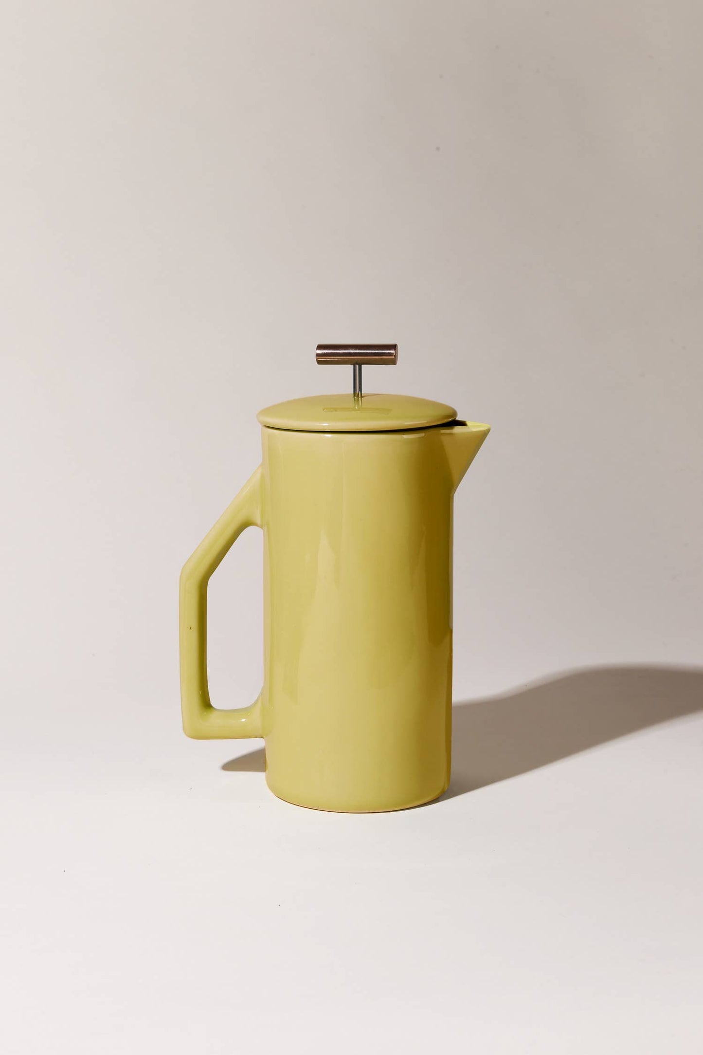 Ceramic French Press -Chartreuse