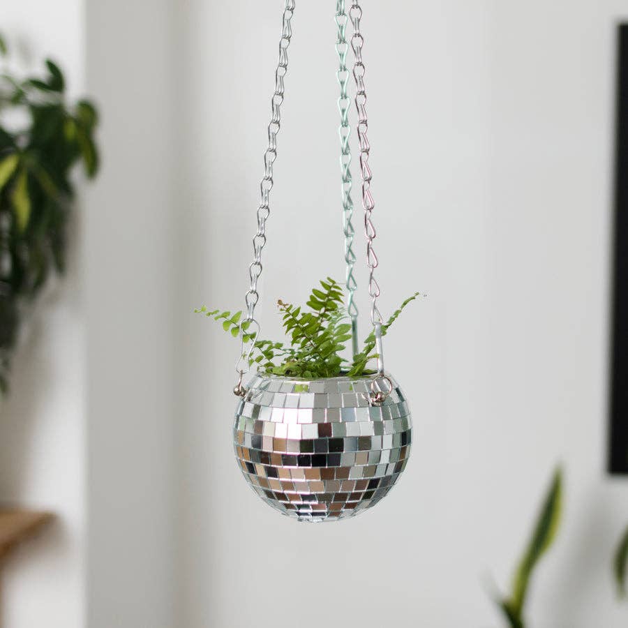 Disco Ball Hanging Planter (4 in and 6in)