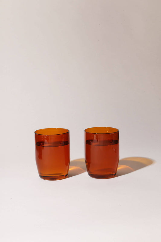 12 oz Century Amber Glass