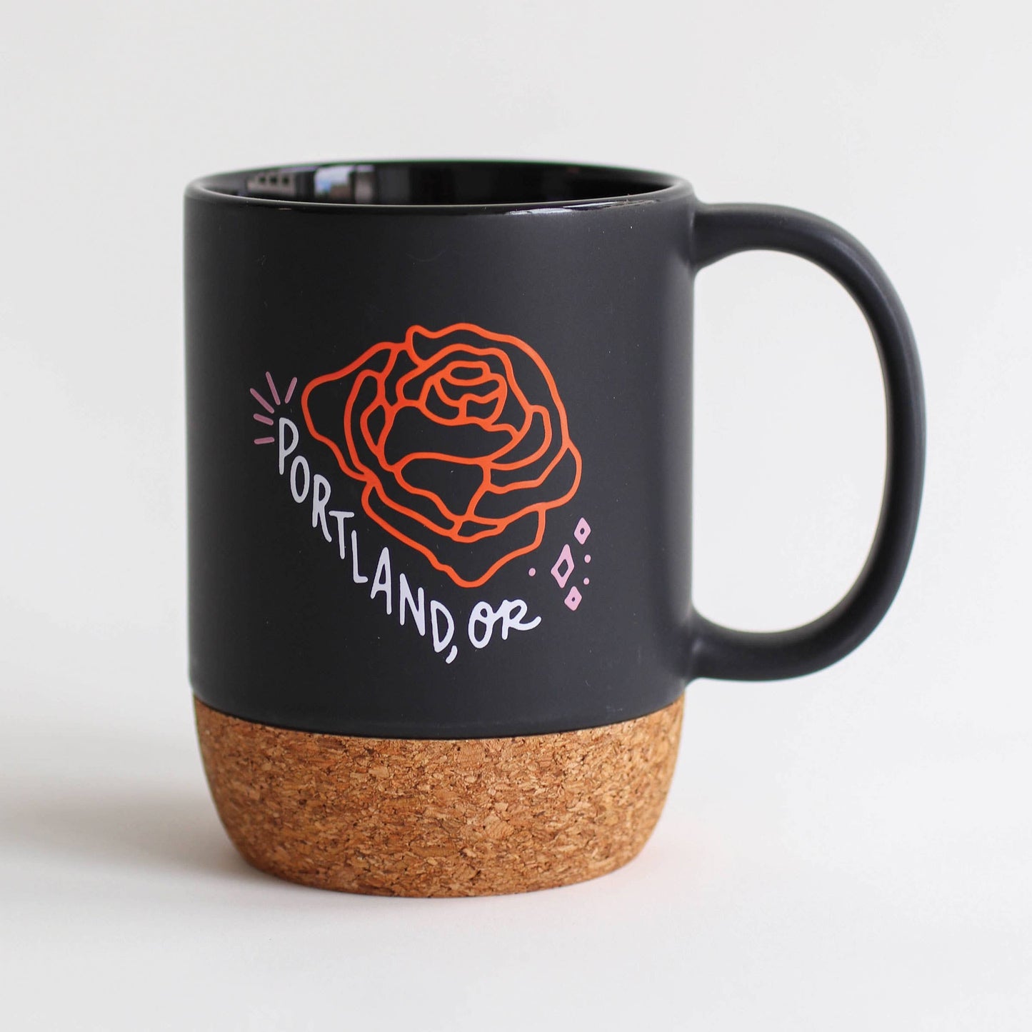 Portland Rose Cork Mug